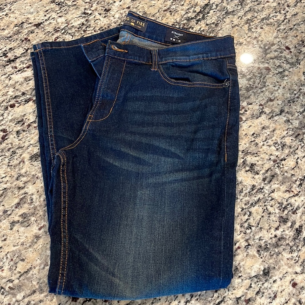 Men’s Straight Leg Jeans 36x30